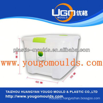 2013 New household plastic storage container moulds and good price injection tool box mould